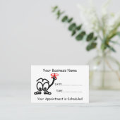 Erinnerungen vergessen nicht terminkarte (Stehend Vorderseite)