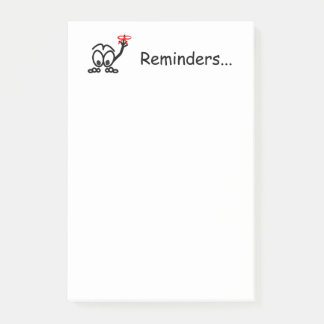 Erinnerungen vergessen Sie nicht 4x6 Post-it Klebezettel