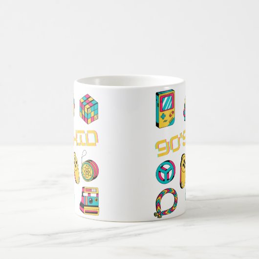 Erinnerungen von 90er KID Kaffeetasse (Mittel)