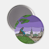 Erinnerungen von Camelot Magnet (Vorderseite/Rückseite)