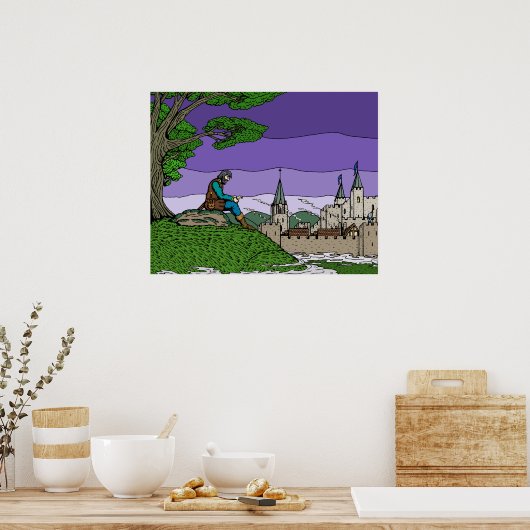 Erinnerungen von Camelot Poster (Küche)