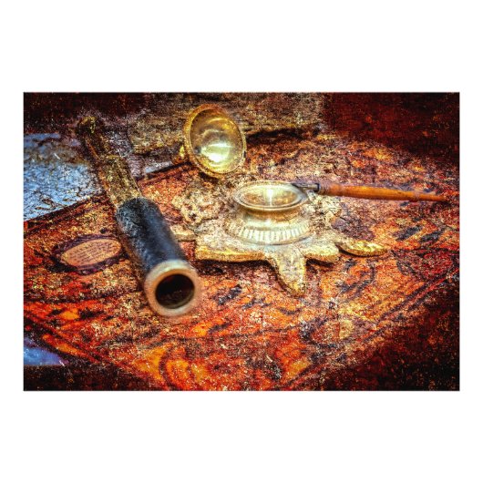 Erinnerungen von Fernwanderungen Fotodruck (Vorne)