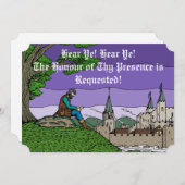 Erinnerungen von Kamelot Einladung (Vorne/Hinten)