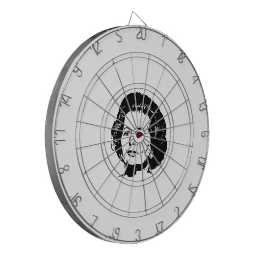 Erinnerungen von Margaret Thatcher Dartscheibe (Vorderseite Links)