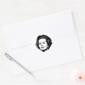 Erinnerungen von Margaret Thatcher Herz-Aufkleber (Umschlag)