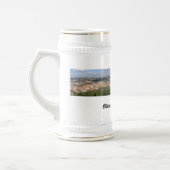 Erinnerungen von Prag Stein Bierglas (Links)