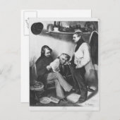 Erinnerungen von Sainte-Pelagieillustration Postkarte (Vorne/Hinten)