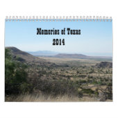 Erinnerungen von Texas-Fotografie Kalender (Titelbild)