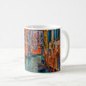 Erinnerungen von Venedig-Malerei Kaffeetasse (VorderseiteRechts)