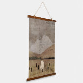 Erinnerungen Wandteppich Mit Holzrahmen (Gewinkelt)
