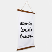 Erinnerungen Wandteppiche aus Holz (Gewinkelt)