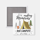 Erinnerungen zu einem Campingplatz nach dem andere Magnet (Vorderseite/Rückseite)