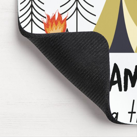 Erinnerungen zu einem Campingplatz nach dem andere Mousepad (Ecke)