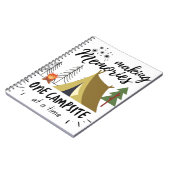 Erinnerungen zu einem Campingplatz nach dem andere Notizblock (Linke Seite)