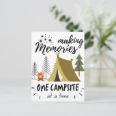 Erinnerungen zu einem Campingplatz nach dem andere Postkarte (Stehend Vorderseite)