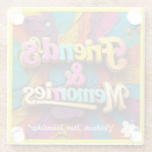 "Erinnerungen zum Vermögen" Glasuntersetzer (Rückseite)