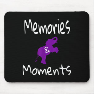 Erinnerungen zur Lila Elephant-Unterstützung von H Mousepad