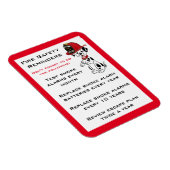 Erinnerungen zur niedlichen Dalmatiner-Hundsicherh Magnet (Rechte Seite)