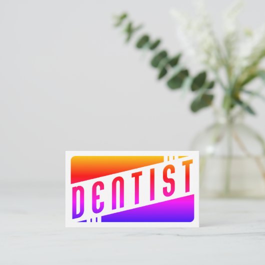 Erinnerungen zur Zahnarztpraxis Terminkarte (Stehend Vorderseite)