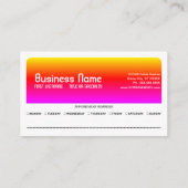 Erinnerungen zur Zahnarztpraxis Terminkarte (Rückseite)