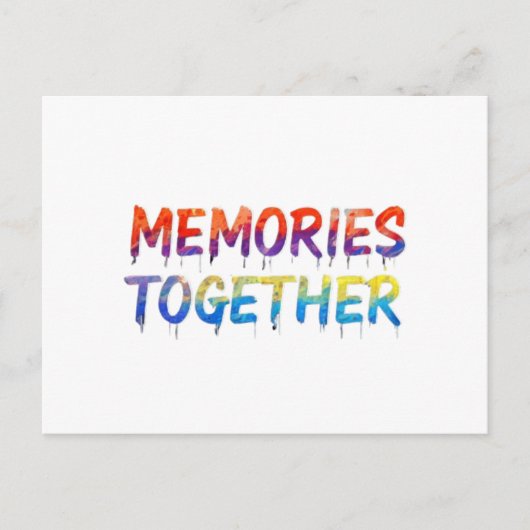 Erinnerungen zusammen postkarte (Vorderseite)