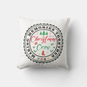 Erinnerungen zusammen Weihnachts-Crew 2024 Kissen (Vorderseite)