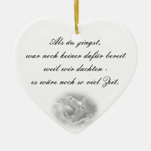 Erinnerungs Hängeornament Keramik Ornament