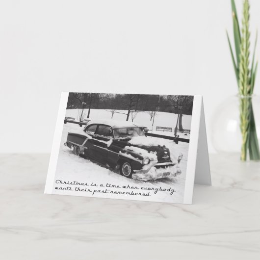 Erinnerungs-Karte Feiertagskarte (Vorderseite)