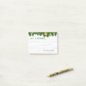 Erinnerungs-Land-Weihnachtsgrün-klebrige Post-it Klebezettel (Auf Schreibtisch)