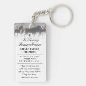 Erinnerungs - laufende Pferde - sie sind, wo wir Schlüsselanhänger (Rückseite)