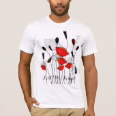 Erinnerungs-Mohnblume mit dem Text, aus Furcht, T-Shirt (Vorderseite)