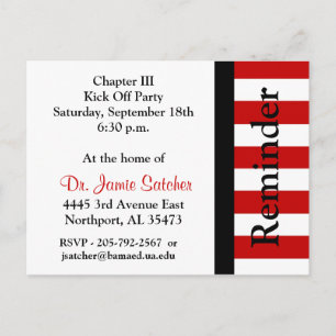 Erinnerungs-Posten card2 Einladungspostkarte