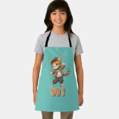 Erinnerungs- und Steckkatze mit Mütze und Halskett Schürze (Insitu)