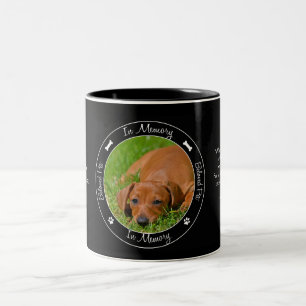 Erinnerungs- Verlust des Hundes - Zweifarbige Tasse