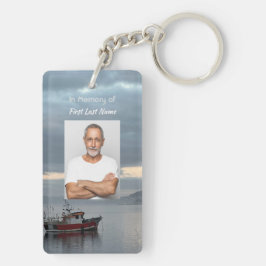 Erinnerungsandenken Fischerboot Fischer Schlüsselanhänger