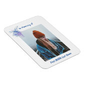Erinnerungsandenken Gedenklibelle Magnet (Rechte Seite)