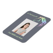 Erinnerungsandenken Pastell Pferd Kunst Magnet (Linke Seite)