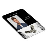 Erinnerungsandenken Wasserfarben Eule Vogel Magnet (Rechte Seite)