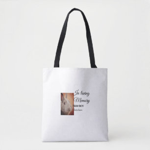 Erinnerungsandenken zum Gedenken, Name des Haustie Tasche
