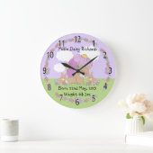 Erinnerungsbaby Runde (große Wandklemme) Große Wanduhr (Zuhause)