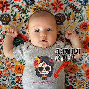 🌹 Erinnerungsblooms: Dia de Muertos 🌹 Tribut Baby Strampler