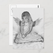 ErinnerungsEngelmädchen Postkarte (Vorne/Hinten)