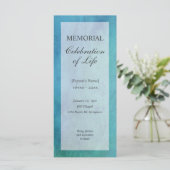 Erinnerungsfeier der Leben-Einladung (Stehend Vorderseite)