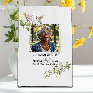 Erinnerungsfeier Schmetterlingskolibri Blumenschmu Mittlere Geschenktüte