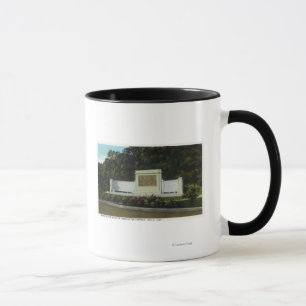 Erinnerungsflachrelief des kompakten tasse