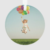Erinnerungsflüge halten an unserem Angle-Foto fest Ornament (Rückseite)