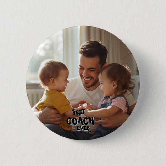 Erinnerungsfoto Bester Coach Aller Zeiten Button (Vorderseite)
