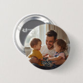 Erinnerungsfoto Bester Coach Aller Zeiten Button (Vorne & Hinten)