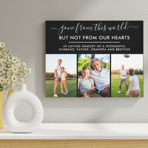 Erinnerungsfoto Collage Gone aus dieser Welt Leinwanddruck