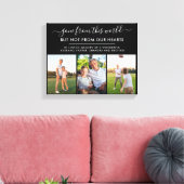 Erinnerungsfoto Collage Gone aus dieser Welt Leinwanddruck (Insitu (Wohnzimmer))